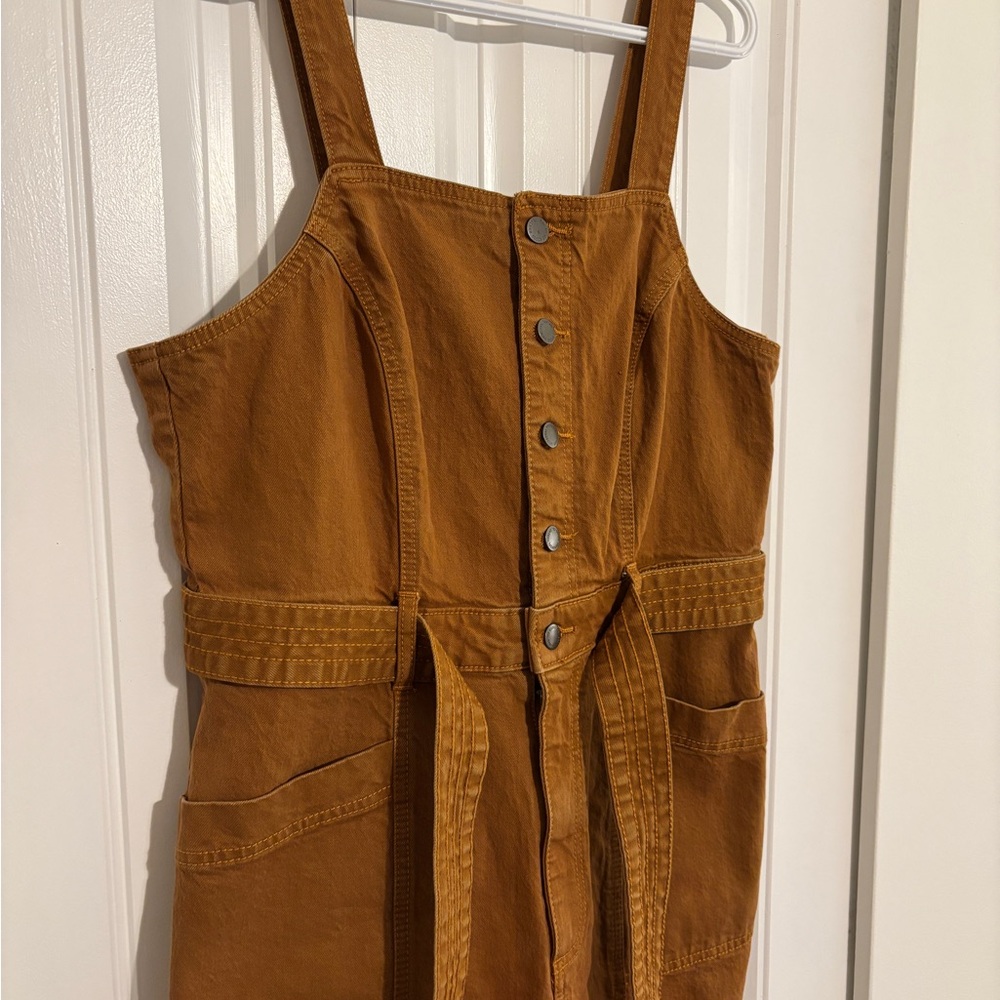 Universal Threads: Dark Yellow Overalls, full length (size: 12)
